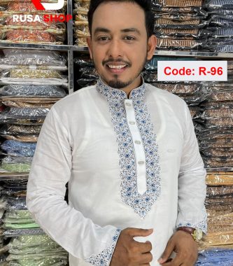 আদি ধুতি কটন কাপড়ের পাঞ্জাবি