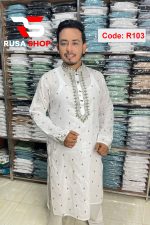 প্রিমিয়াম ধুতি কটন কাপড়ের পাঞ্জাবি