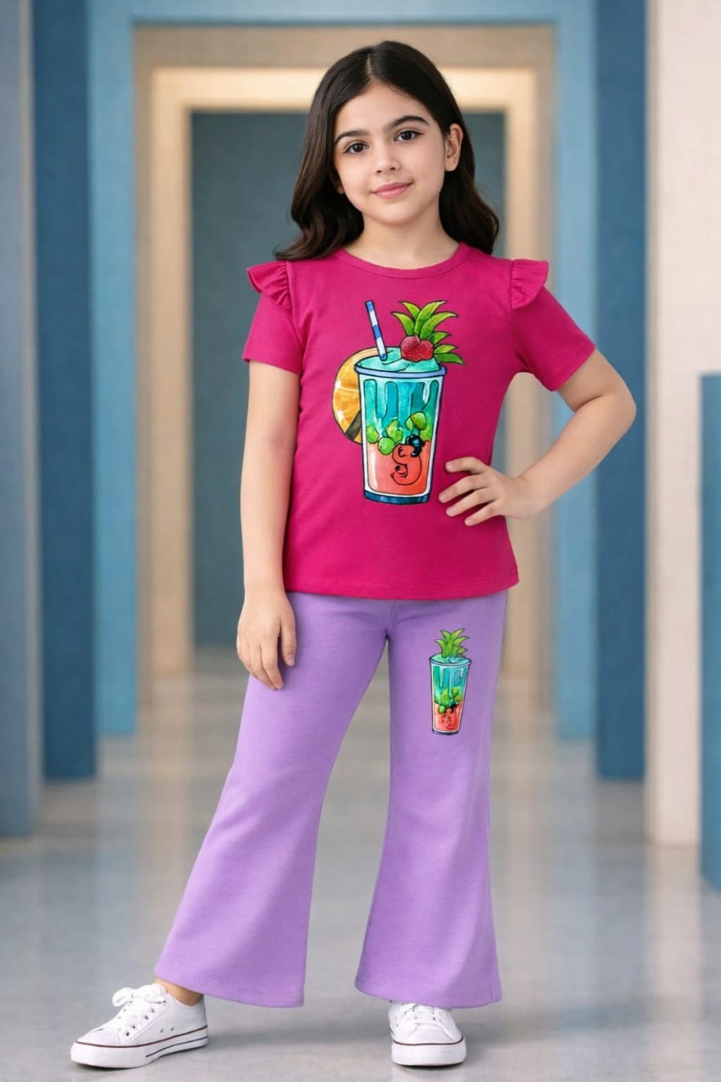 02 Baby Set - (মেরুন) - Image 1