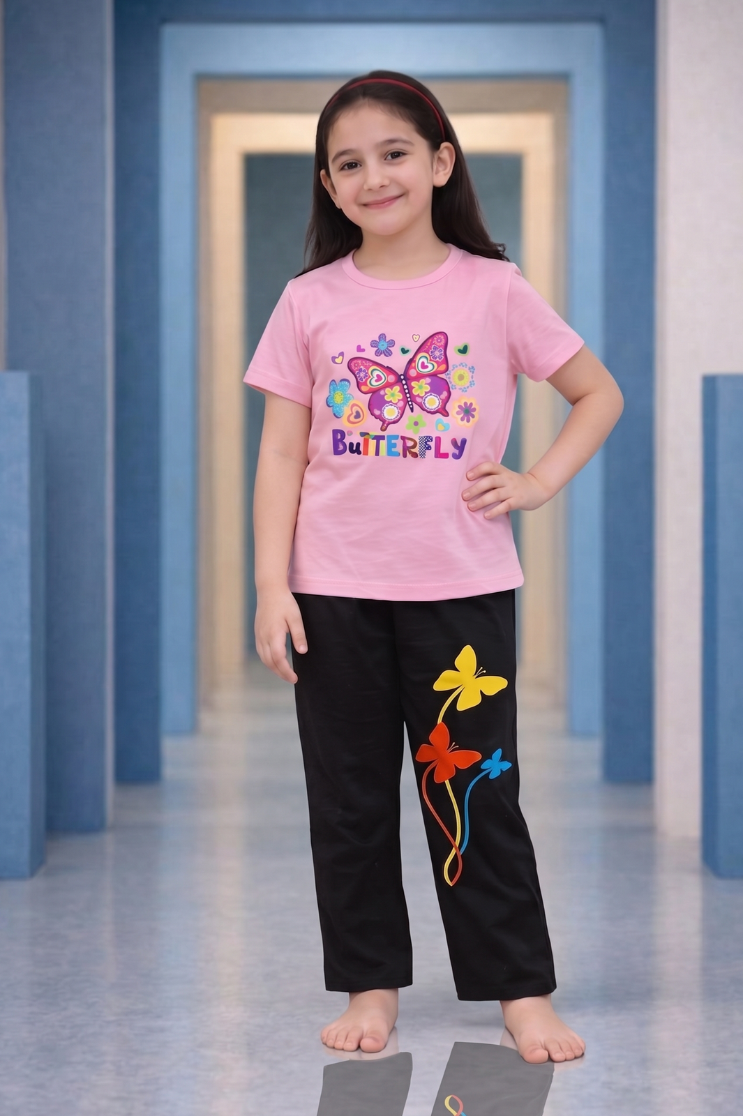 Gemini_Generated_Image_9xbh6z9xbh6z9xbh Baby Night Suit - (গোলাপি) - Image 1