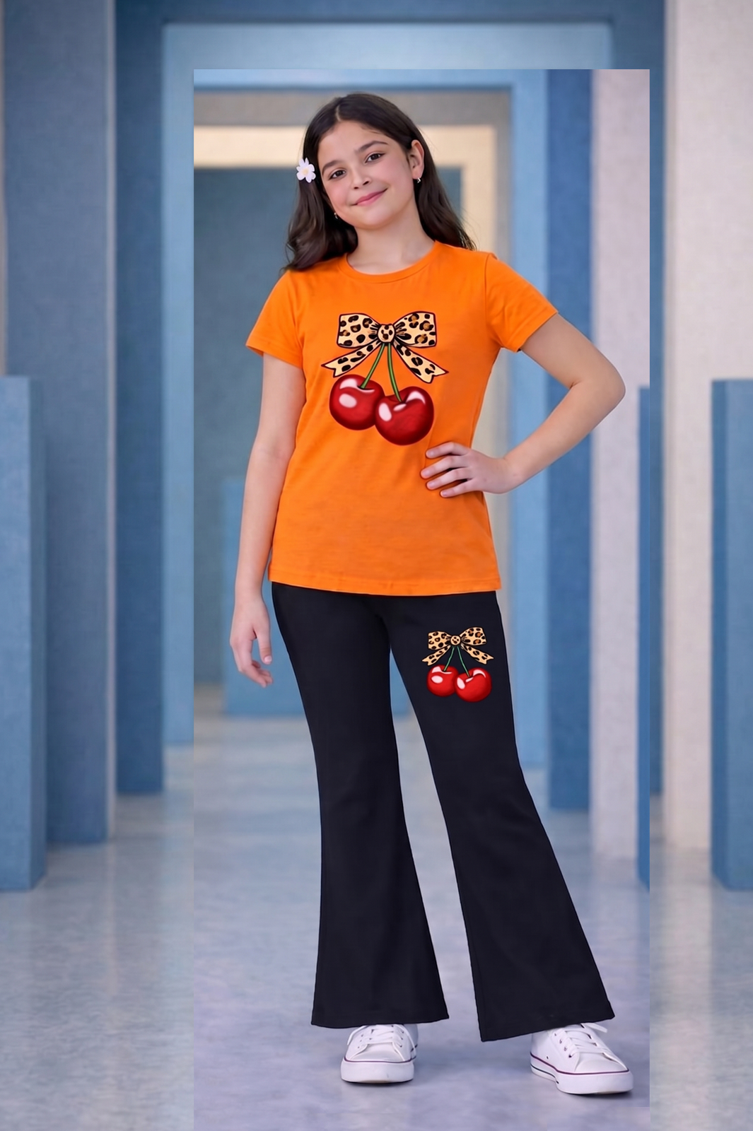 Gemini_Generated_Image_kyl496kyl496kyl4 Baby Night Suit - (উজ্জ্বল কমলা) - Image 1